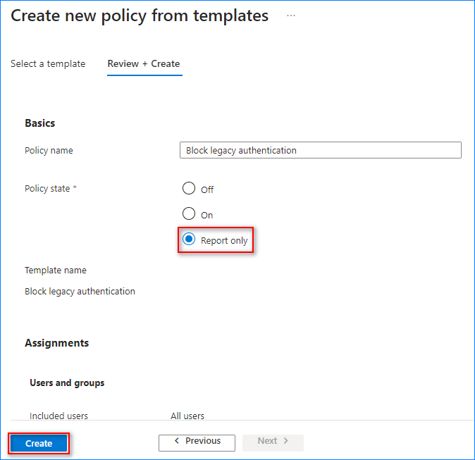 setup conditional access office 365