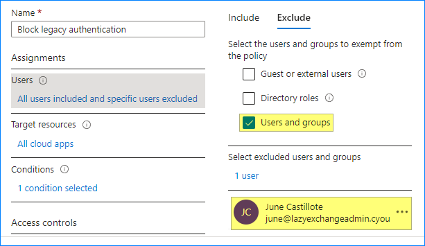 conditional access 365
