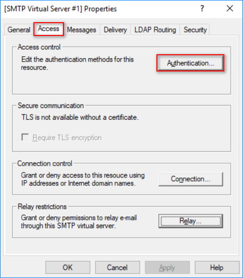 iis smtp email