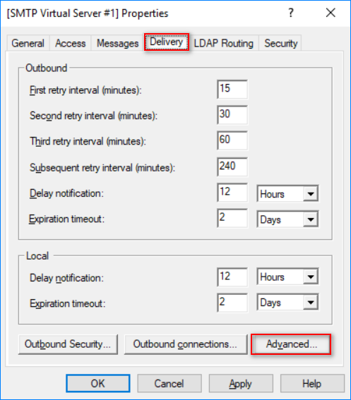 iis smtp server access