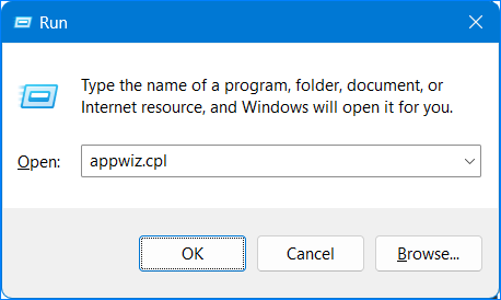 list of installed programs windows