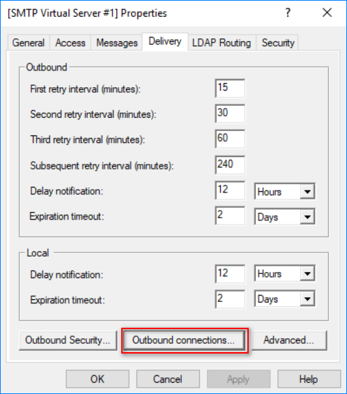 iis 6.0 smtp relay setup