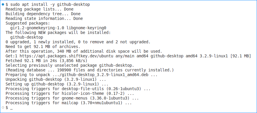 install github desktop ubuntu