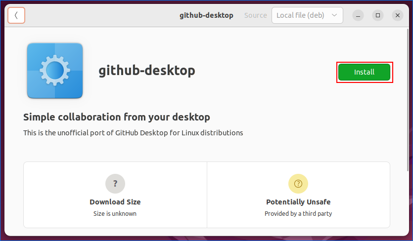 install github desktop linux