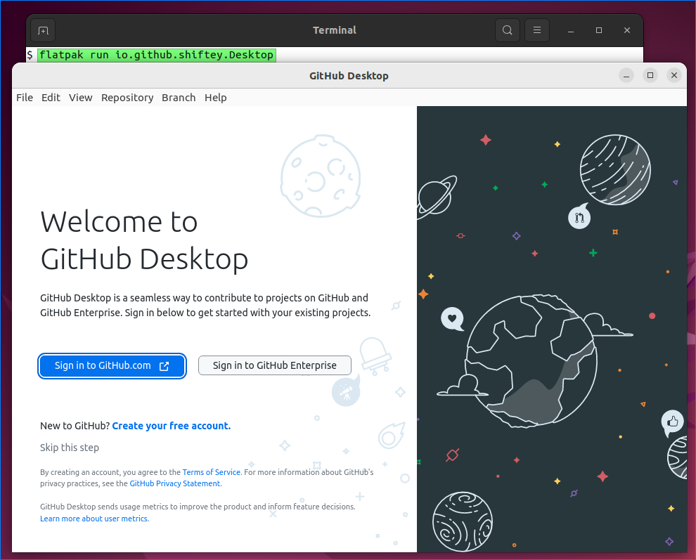 github desktop for ubuntu 20.04