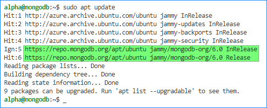 install mongodb ubuntu 20.04
