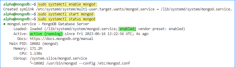 install mongodb ubuntu 22.04