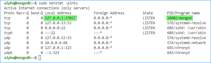 mongodb ubuntu 22.04