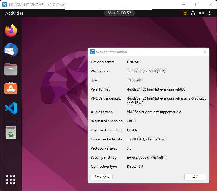 share screen ubuntu 20.04