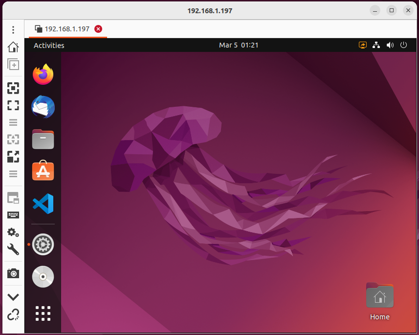 ubuntu enable screen sharing