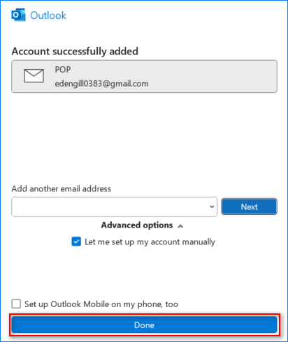 how to set up gmail in outlook