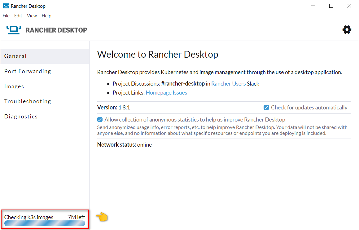 rancher desktop kubectl