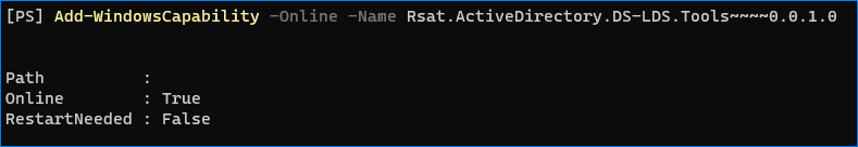 import active directory module powershell