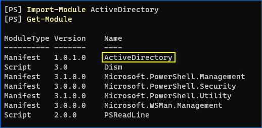 powershell install active directory module windows 11