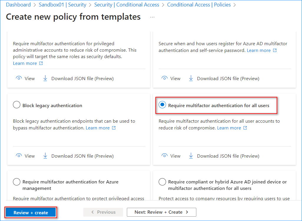 disable mfa for a user in azure ad