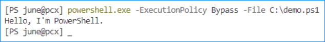 executionpolicy bypass