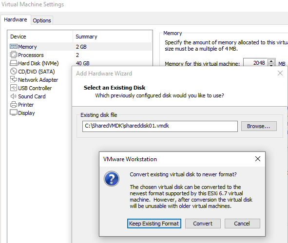 esxi shared storage