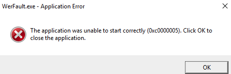 werfault.exe error