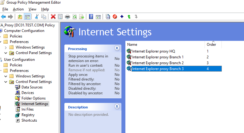 proxy gpo settings