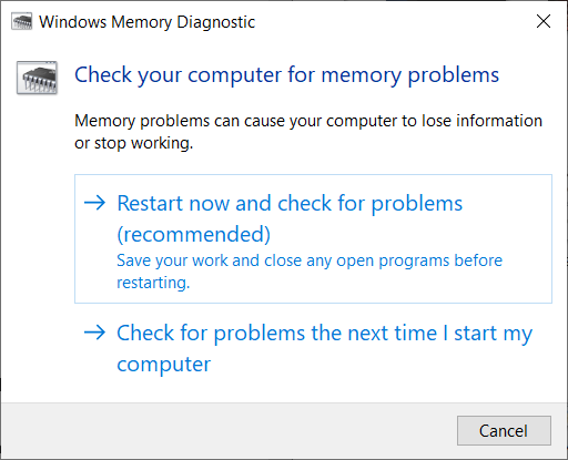 cmd memory check