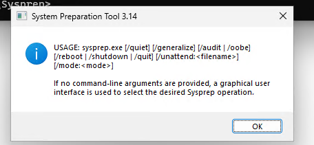sysprep answer file