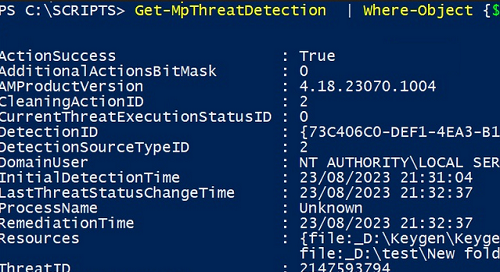 powershell script to disable windows defender