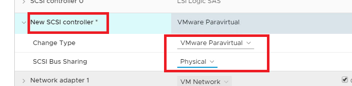 vmware disk sharing