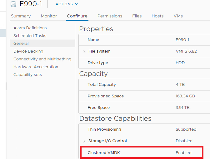 vmware shared vmdk