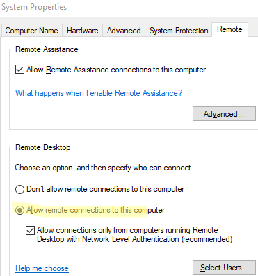 remote desktop can't find the computer this might mean that