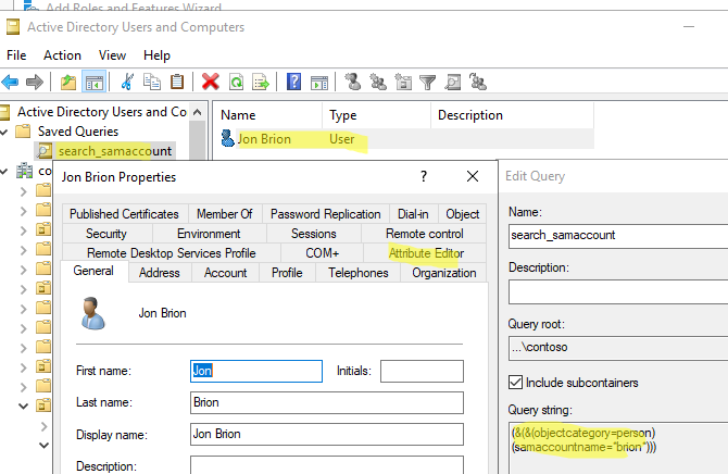 active directory show attribute editor tab
