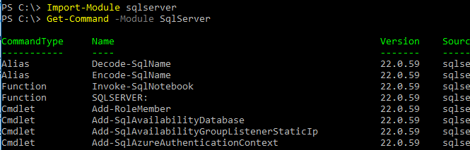 powershell sqlcmd