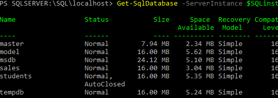 invoke sqlcmd serverinstance