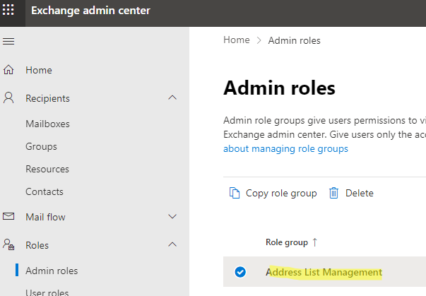 global address list office 365