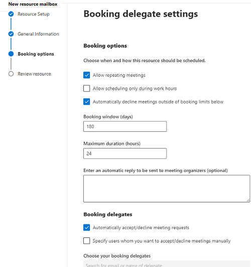 room booking system office 365
