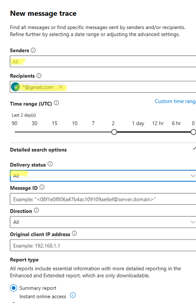 exchange message tracking