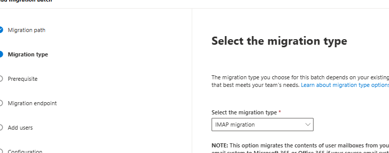o365 imap migration