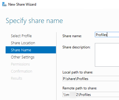 create roaming profile in active directory
