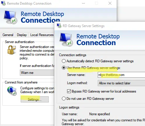 remote desktop connection can't find the computer